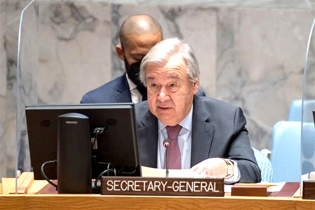 Tổng Thư ký Liên hợp quốc Antonio Guterres.