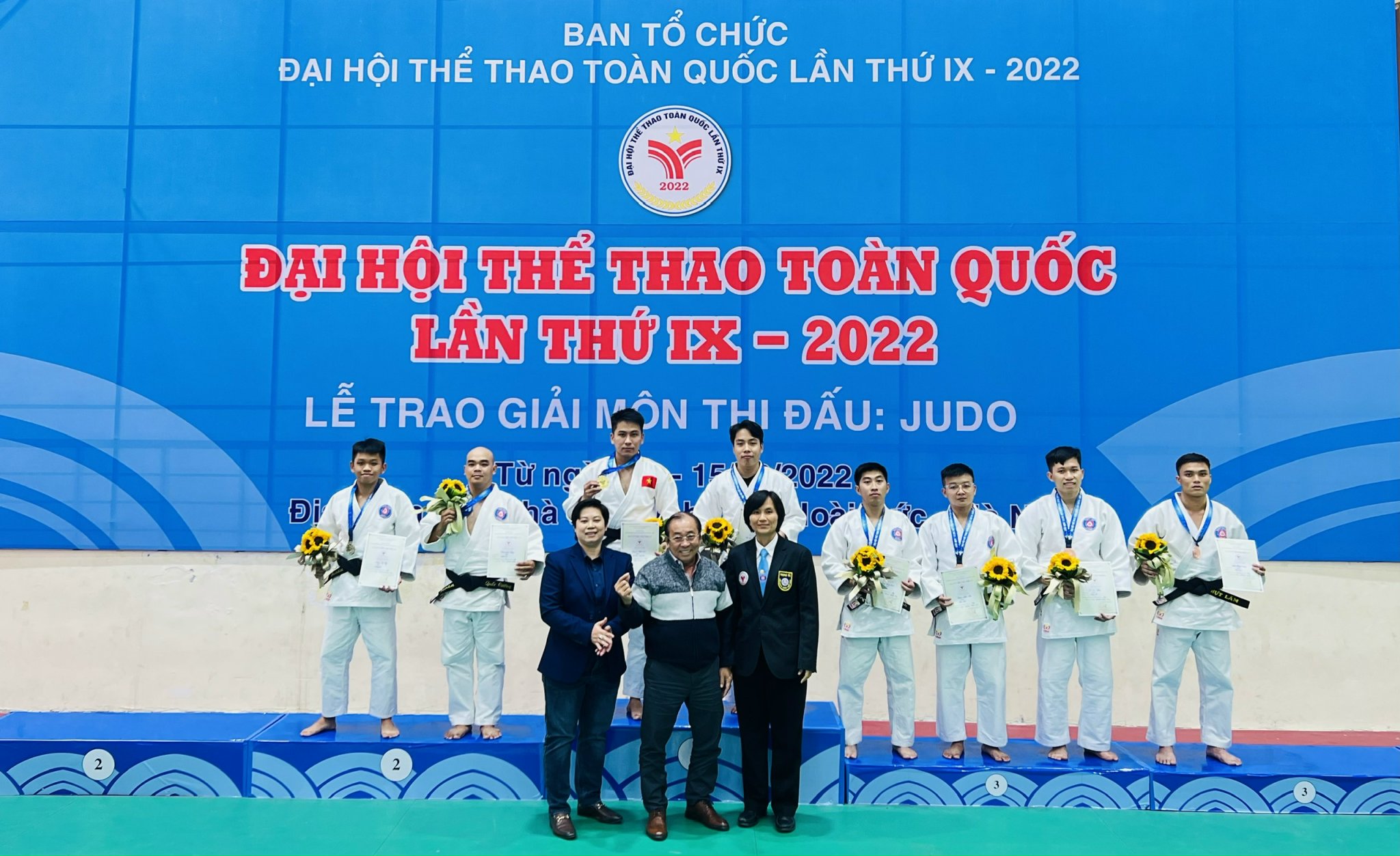 Đội tuyển Judo Bà Rịa-Vũng Tàu xuất sắc giành 3 tấm HCV để đứng thứ Nhì toàn đoàn bộ môn này tại Đại hội Thể thao toàn quốc.