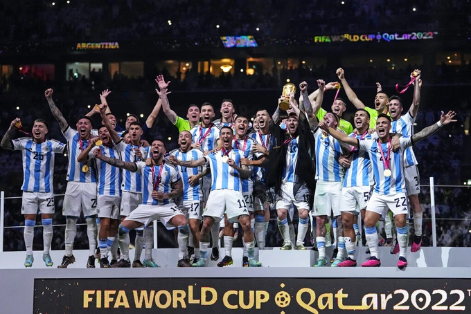 Argentina vô địch World Cup sau 36 năm chờ đợi (Ảnh: AP).