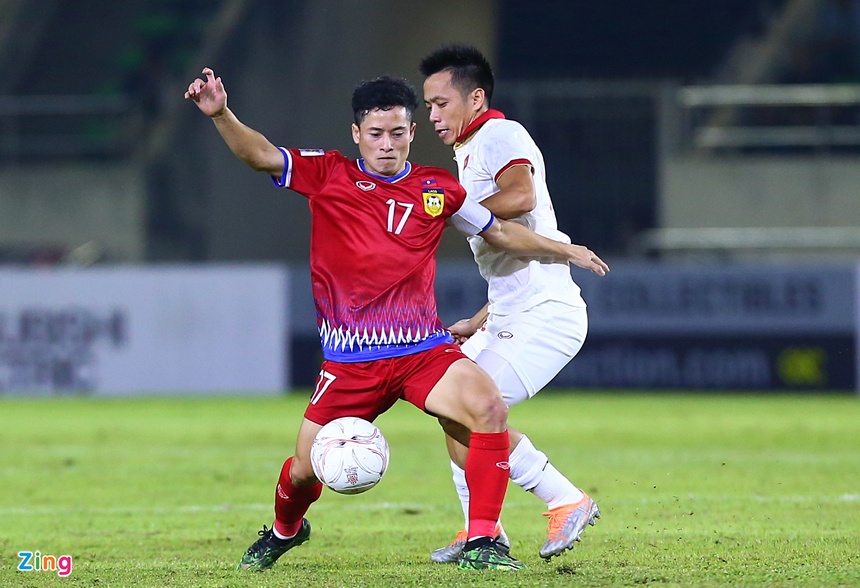 Lào để thua 0-6 trước Việt Nam ngay trên sân nhà ở loạt trận đầu tiên AFF Cup 2022. 