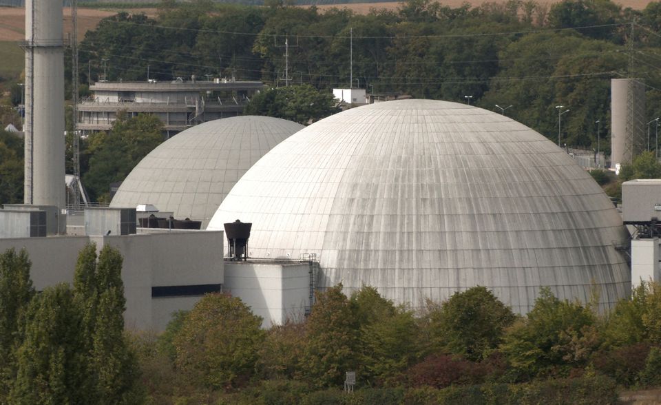 Nhà máy điện hạt nhân Neckarwestheim ở miền Nam nước Đức.