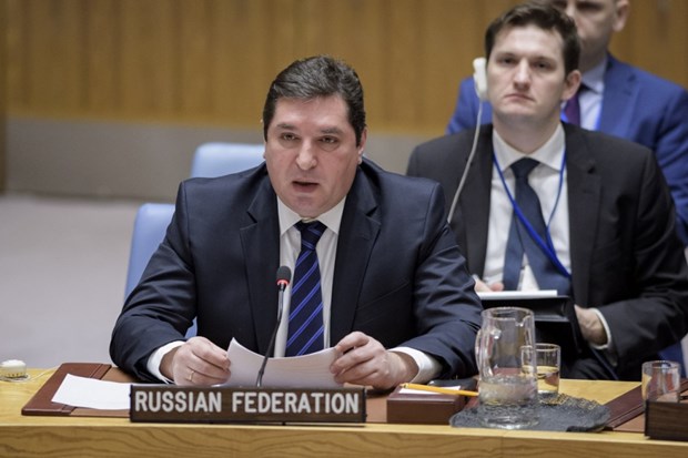 Đặc phái viên của Bộ Ngoại giao Nga về Trung Đông Vladimir Safronkov.