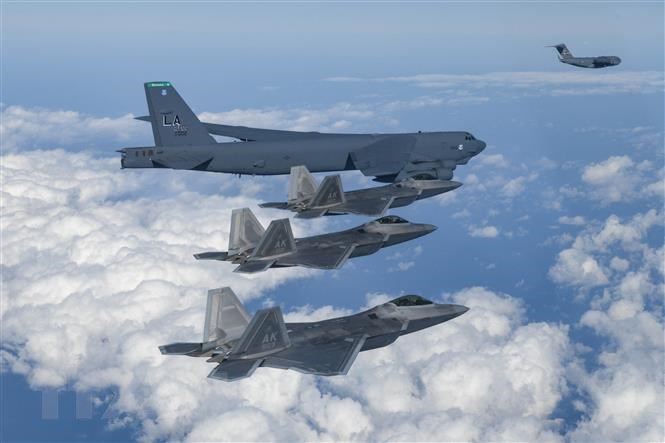 Máy bay của Hàn Quốc và Mỹ tham gia cuộc tập trận không quân chung ngày 20/12/2022.