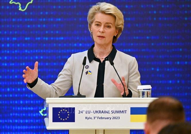 Chủ tịch Ủy ban châu Âu Ursula von der Leyen.