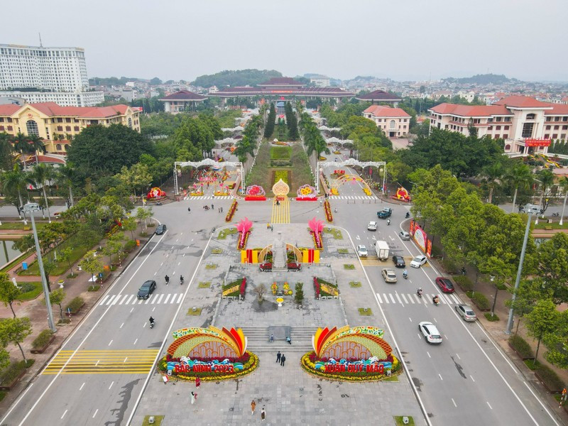 Đường hoa Bắc Ninh là một trong những không gian tỉnh Bắc Ninh chuẩn bị cho đón Xuân 2023 và Festival 