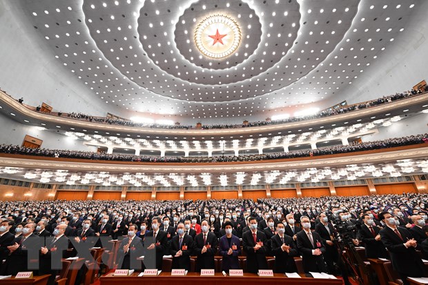 Kỳ họp thứ nhất Đại hội Đại biểu Nhân dân Toàn quốc (Nhân Đại - tức Quốc hội Trung Quốc) khóa XIV.