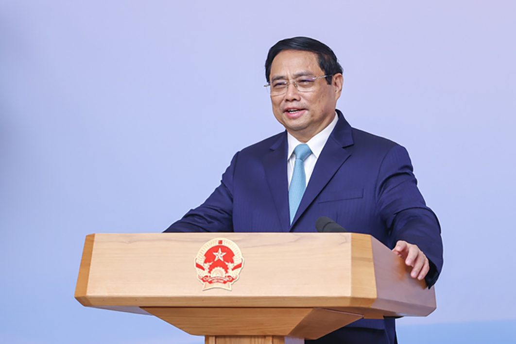 Thủ tướng Chính phủ Phạm Minh Chính phát biểu khai mạc hội nghị