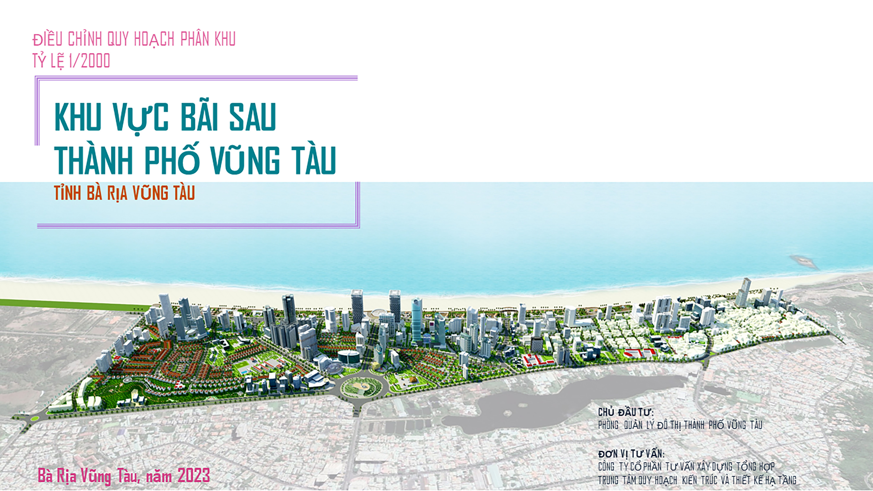 Công bố đồ án điều chỉnh quy hoạch phân khu tỷ lệ 1/2 000 Bãi Sau Báo