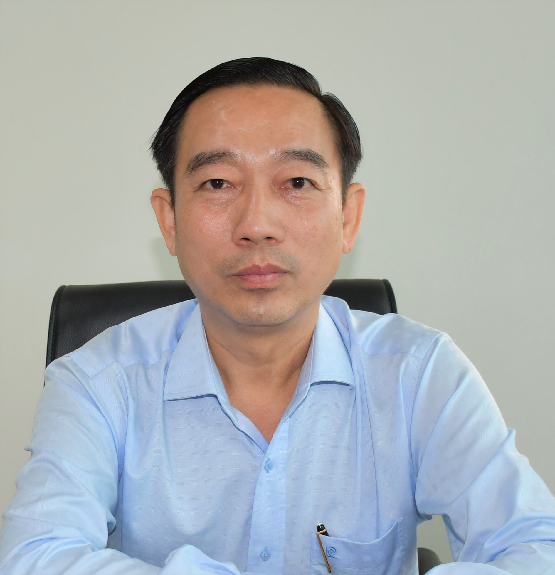 Chân dung ông Lê Văn Hòa, Chủ tịch LĐLĐ tỉnh.