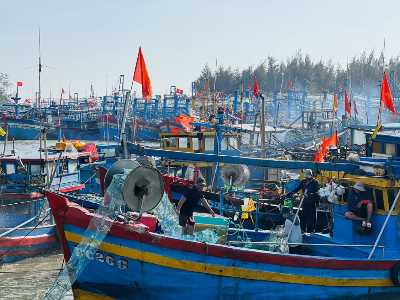 Khu neo đậu tránh trú bão Bình Châu là 1 trong 3 khu neo đậu  tránh trú bão cho tàu cá được Bộ NN-PTNT phê duyệt.