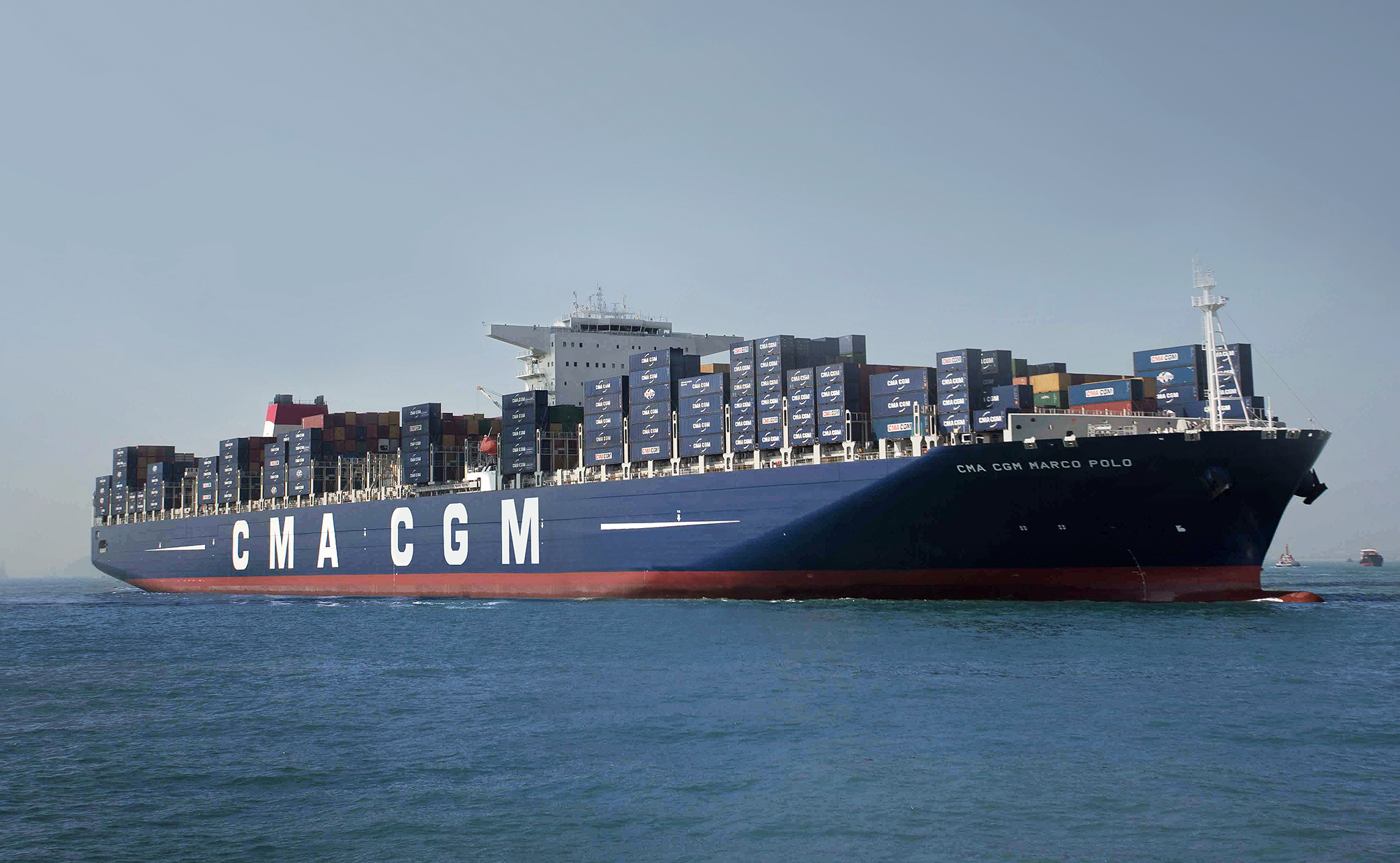 Tàu CMA CGM MARCO POLO cập Gemalink trong vòng 24 tiếng để xếp dỡ 8.664 TEU hàng hóa với năng suất bến lên đến 208 container/giờ.