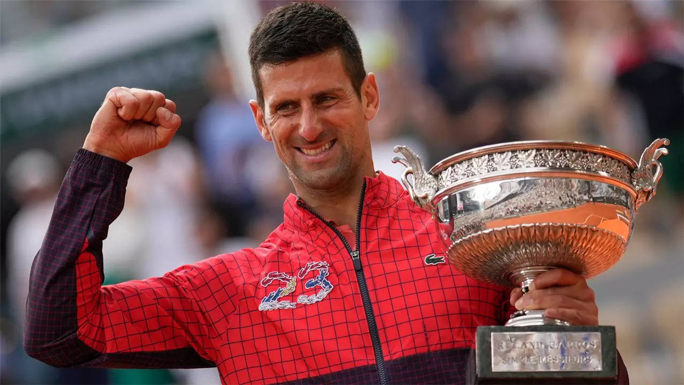 Djokovic với danh hiệu Grand Slam thứ 23 trong sự nghiệp tại Roland Garros vừa qua.