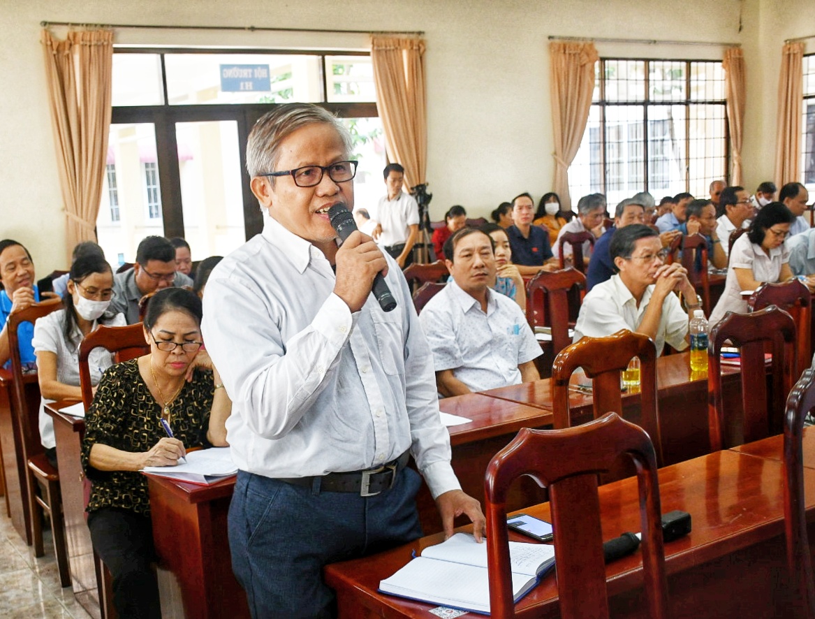 Cử tri Đặng Đình Nguyện (phường 7, TP. Vũng Tàu) đề nghị ứng dụng trí tuệ nhân tạo trong chuyển đôi số.