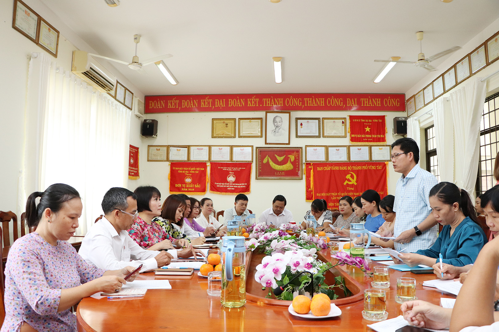 Đoàn làm việc với MTTQ TP.Vũng Tàu về công tác của Ban thanh tra nhân dân, giám sát của cộng đồng.