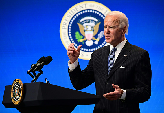 Tổng thống Mỹ Joe Biden phát biểu tại Washington, DC.