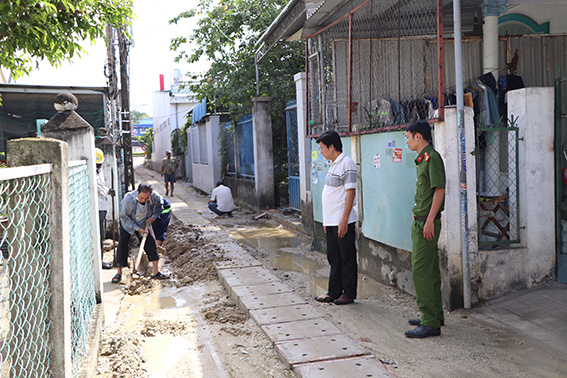 Tuyến đường tổ 7, KP.Ông Trịnh, phường Tân Phước được làm mới, có hệ thống thoát nước sau nhiều năm xuống cấp, lầy lội.