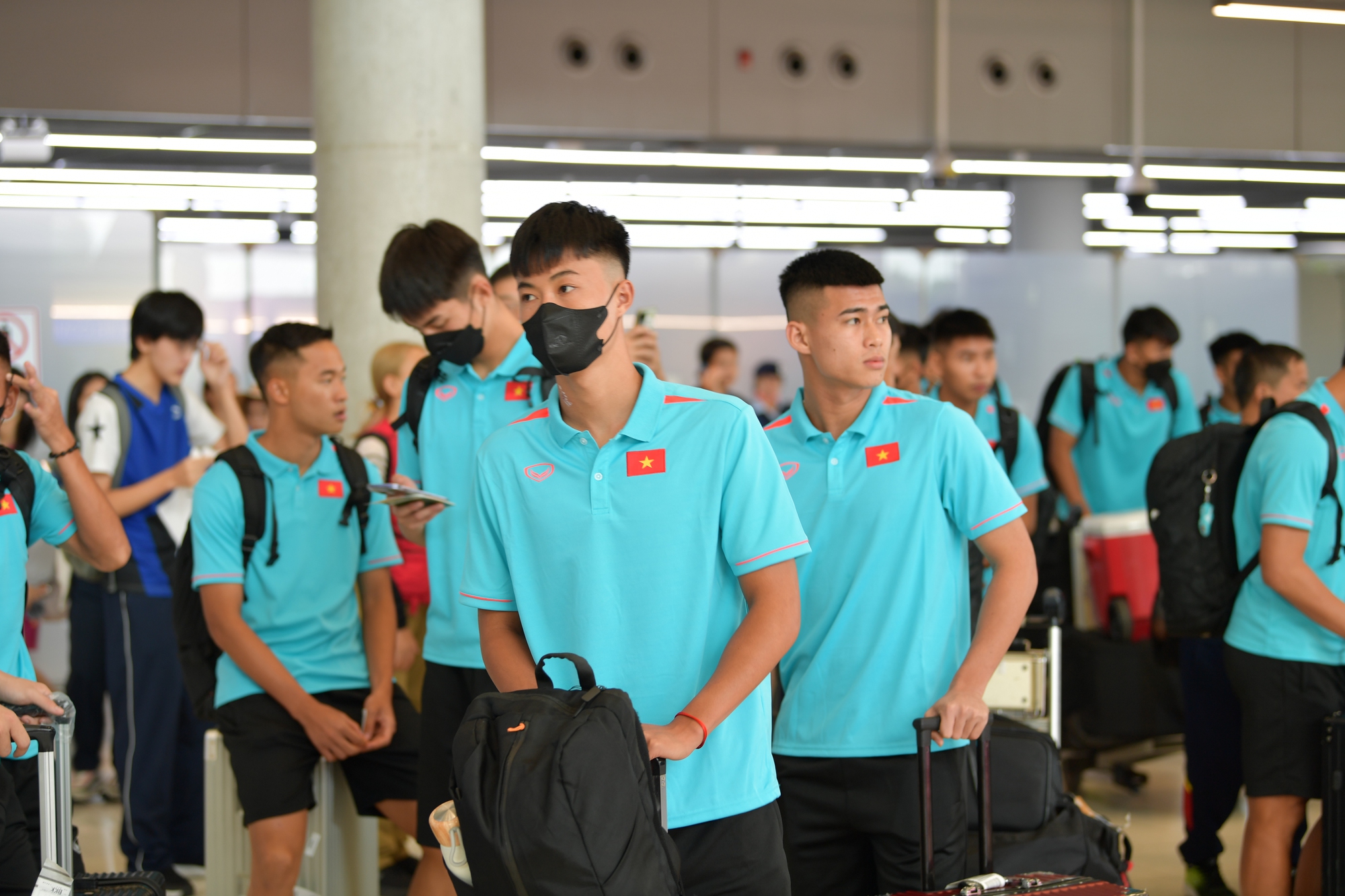 Đội tuyển U23 Việt Nam đã có mặt tại Bangkok vào trưa ngày 14/8.