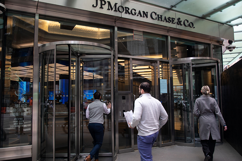 Trụ sở Ngân hàng JPMorgan Chase tại New York, Mỹ.