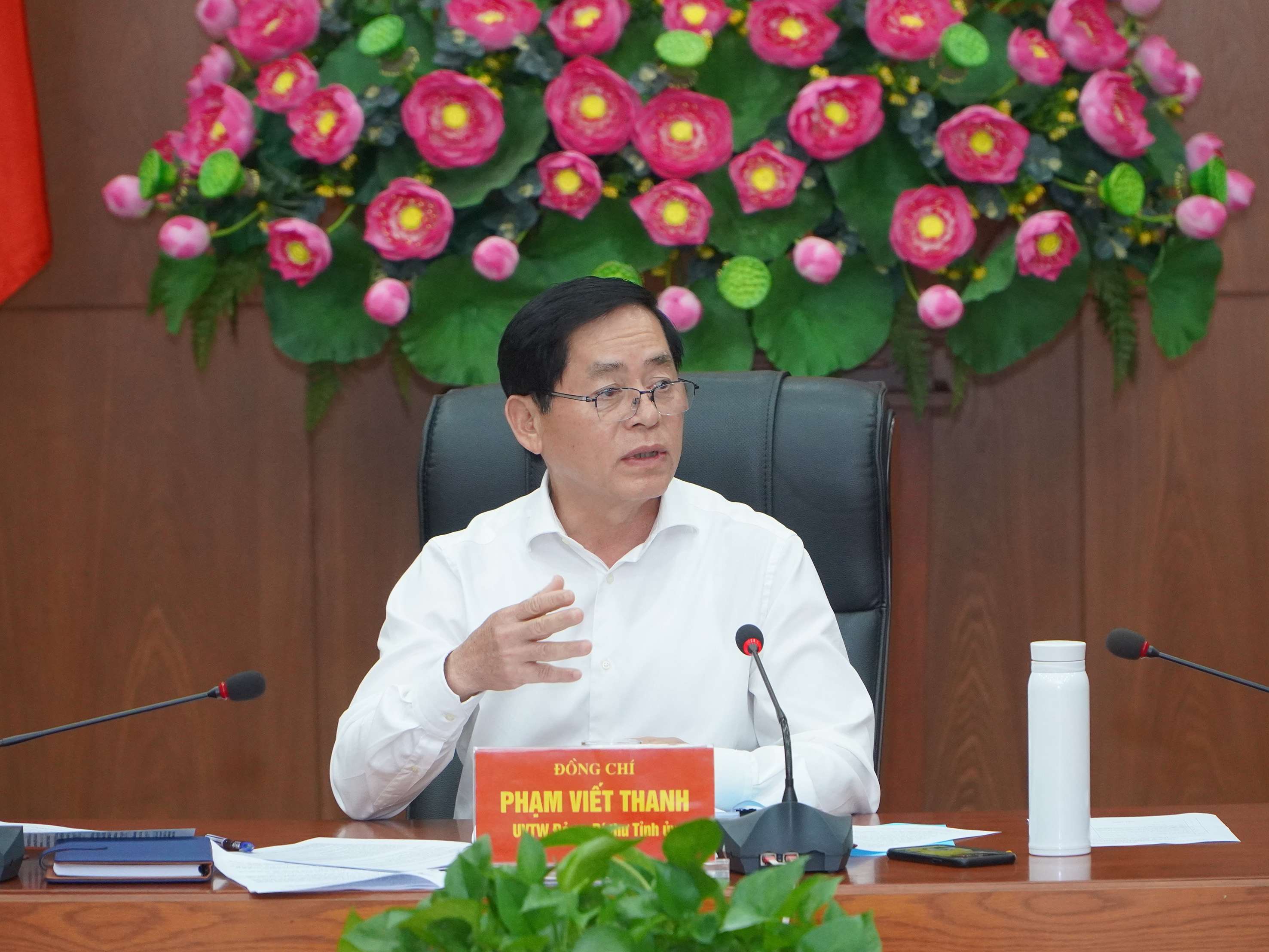 Bí thư Tỉnh ủy Phạm Viết Thanh yêu cầu, đẩy nhanh việc thực hiện dự án chỉnh trang trục đường Thùy Vân.