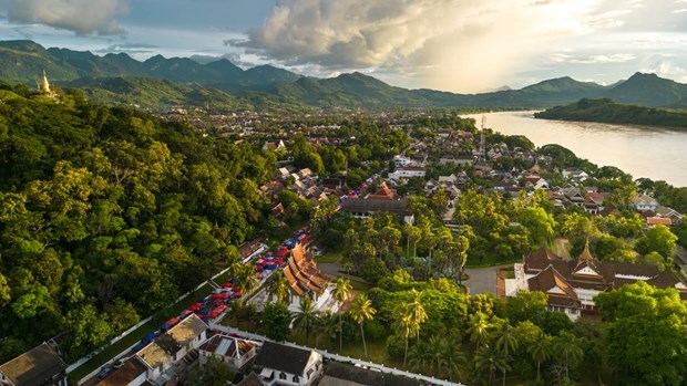 Quang cảnh Luang Prabang, Di sản Thế giới được UNESCO công nhận.