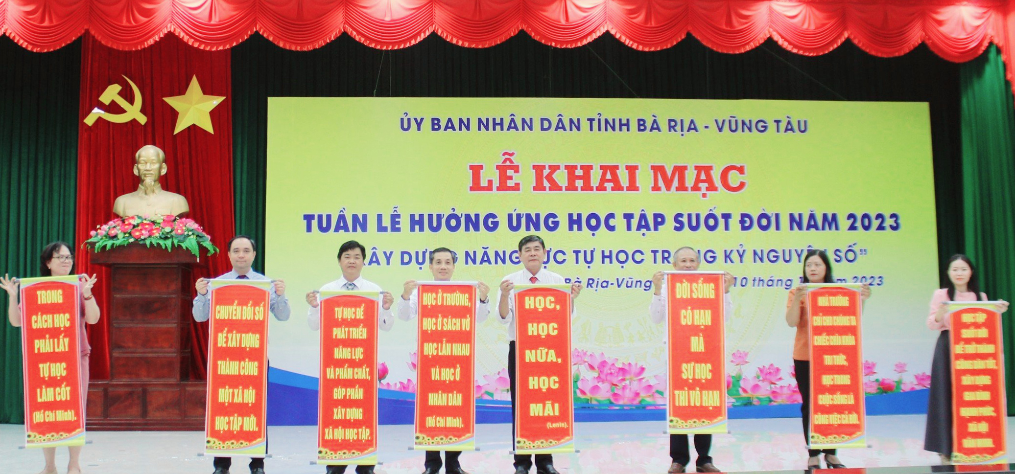 Lãnh đạo các sở, ban, ngành phát động Tuần lễ hưởng ứng học tập suốt đời năm 2023.