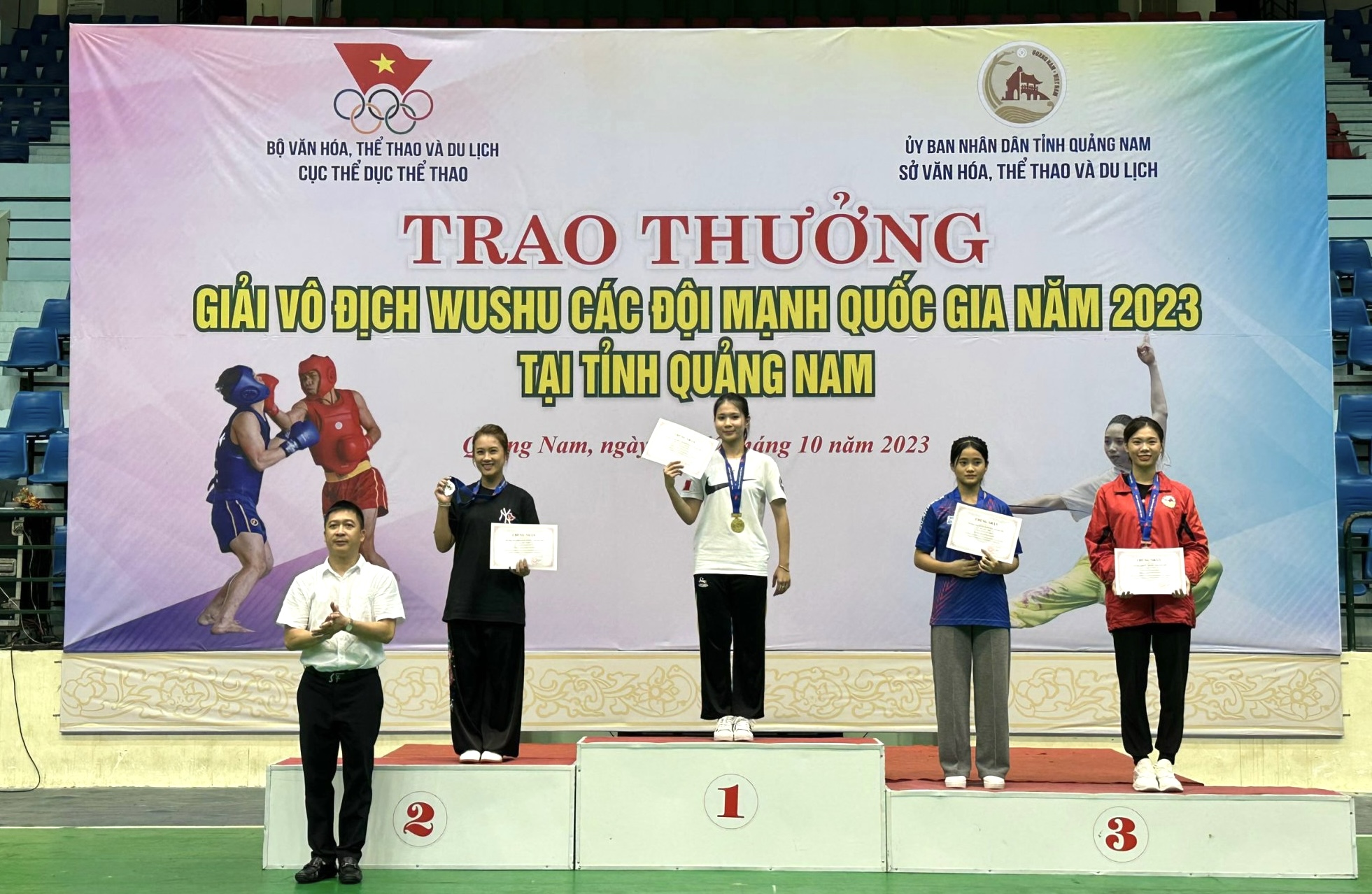 Đội tuyển Wushu BR-VT giành chiến thắng tại Giải vô địch Wushu các đội mạnh quốc gia 2023.