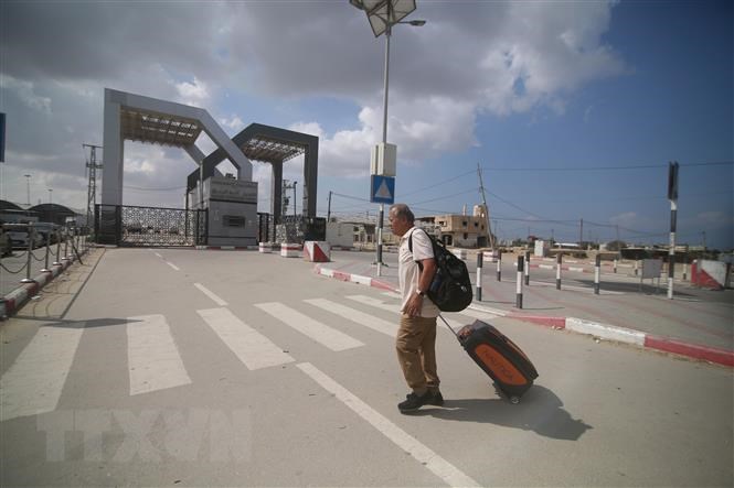 Cửa khẩu Rafah ở phía Nam Dải Gaza.