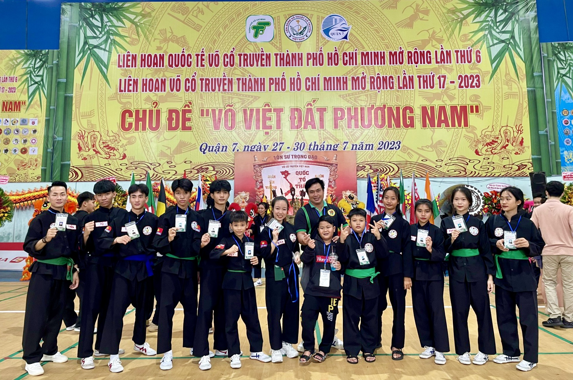CLB võ cổ truyền TT. Phước Hải đi thi đấu tại Liên hoan quốc tế võ cổ truyền TP.Hồ Chí Minh lần thứ 6.