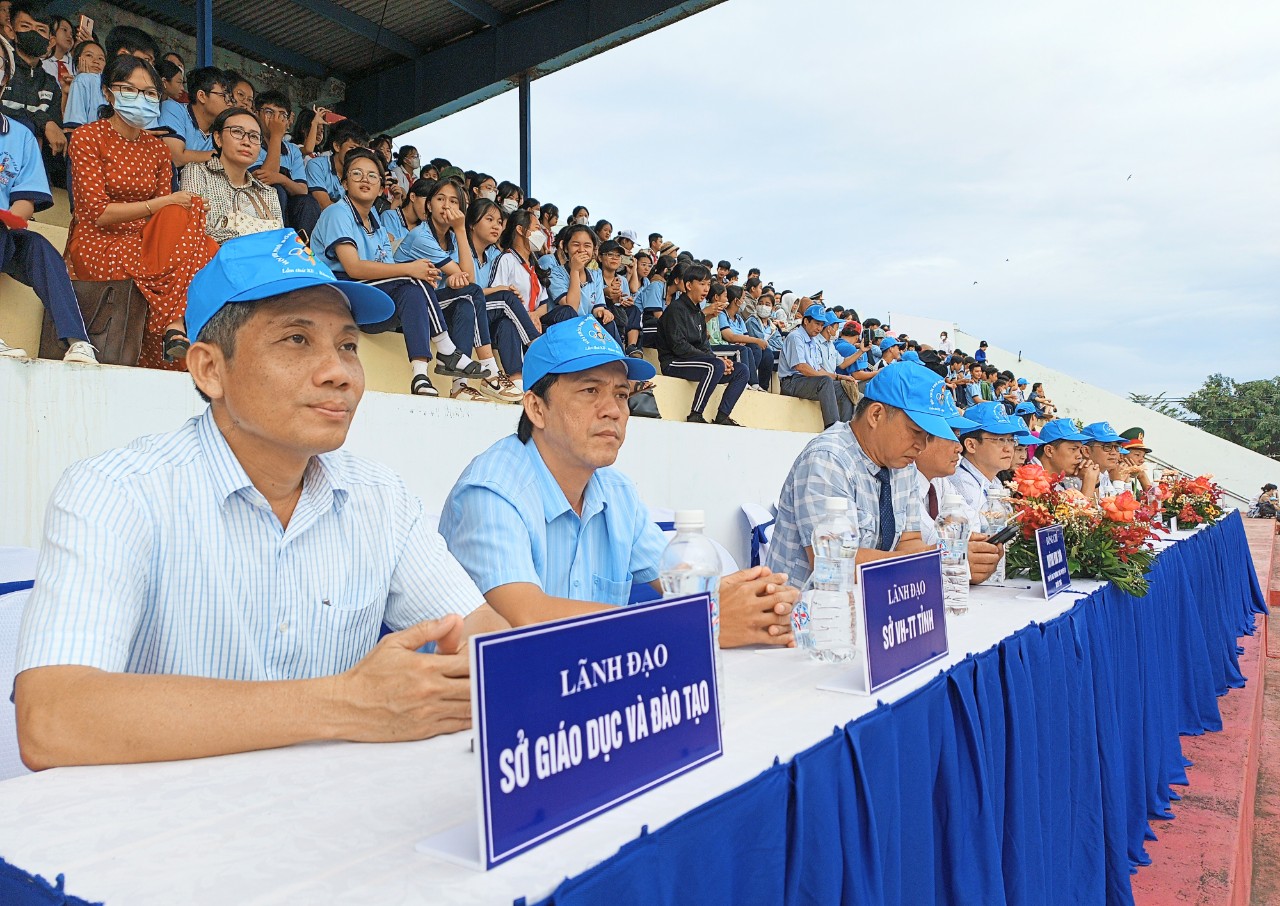 Tham dự lễ khai mạc có ông Nguyễn Kế Toại, Phó Giám đốc Sở Giáo dục – Đào tạo cùng lãnh đạo UBND huyện Xuyên Mộc.