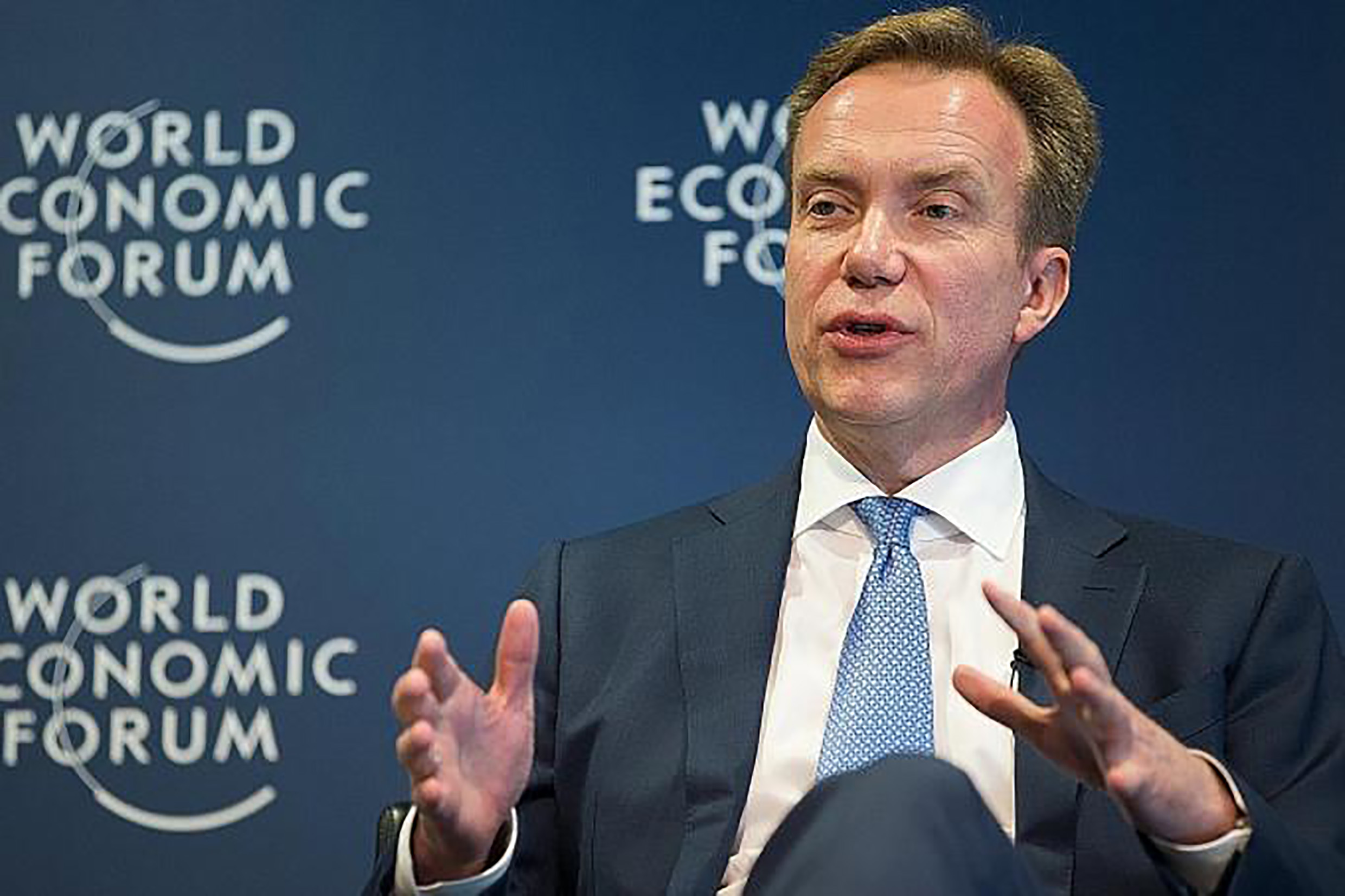 Chủ tịch WEF Borge Brende.