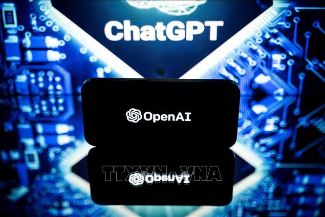 Biểu tượng công cụ ChatGPT của công ty OpenAI.