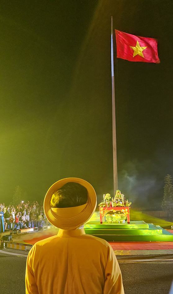 Lễ Thượng cờ là nghi thức quan trọng trước thời khắc giao thừa tại Côn Đảo