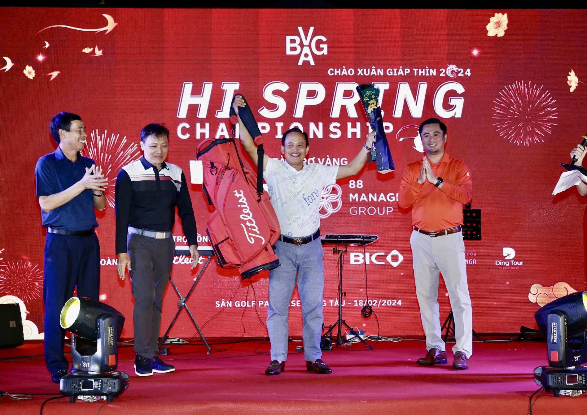 golfer Nguyễn Thành Trung đạt giải Best Gross.