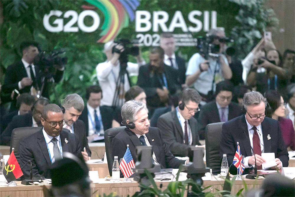 Các đại biểu tham dự Hội nghị Ngoại trưởng G20 tại Rio de Janeiro.