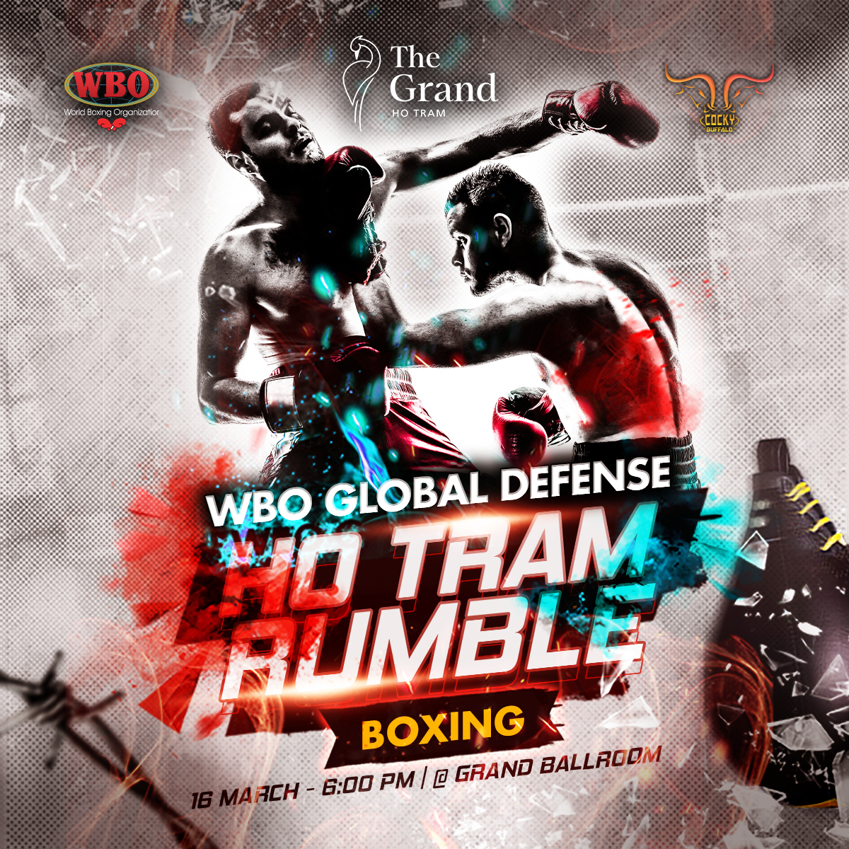 Sự kiện thi đấu quyền anh Quốc tế “WBO Global Defense match” quy tụ nhiều võ sĩ tên tuổi trong và ngoài nước tham dự.
