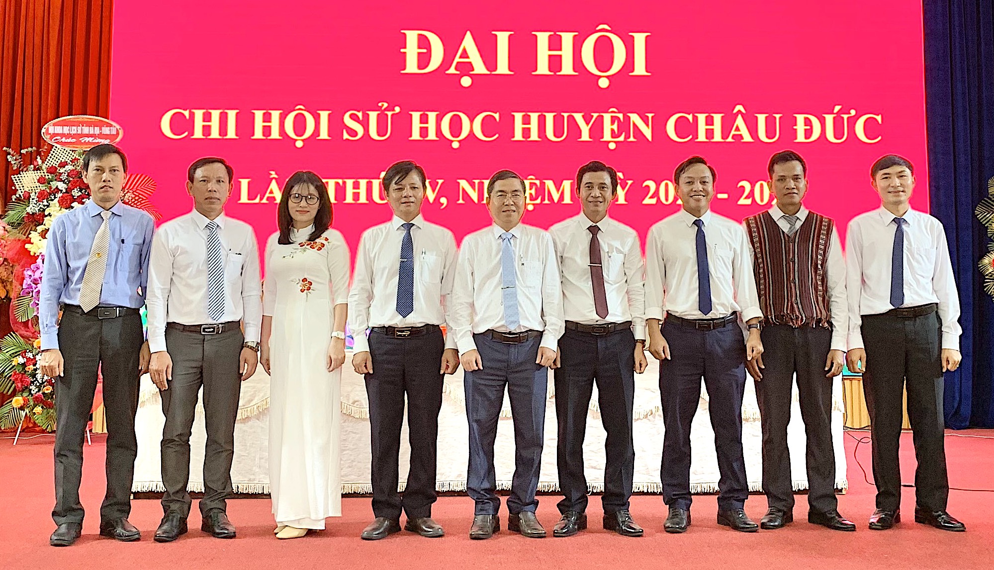 Đại hội bầu ra Ban Chấp hành Chi hội Sử học huyện Châu Đức khóa IV, nhiệm kỳ 2024 - 2029 với 9 thành viên