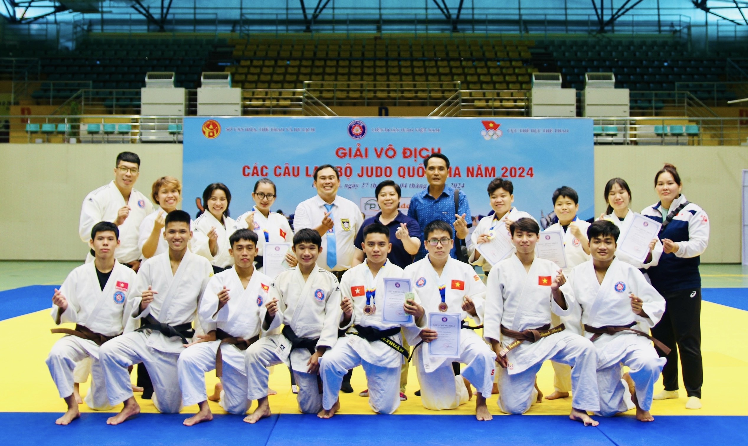 Đội tuyển judo Bà Rịa - Vũng Tàu đi thi đấu tại giải vô địch các câu lạc bộ judo Quốc gia.