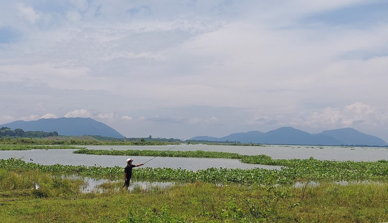 Hồ Đá Đen, nơi cung cấp nước sinh hoạt cho người dân toàn tỉnh.
