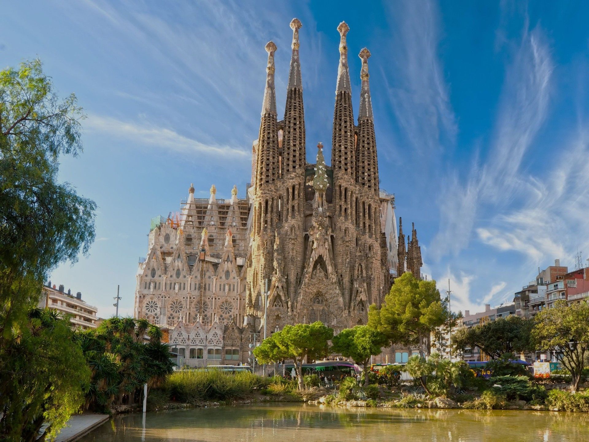 Nhà thờ La Sagrada Familia.