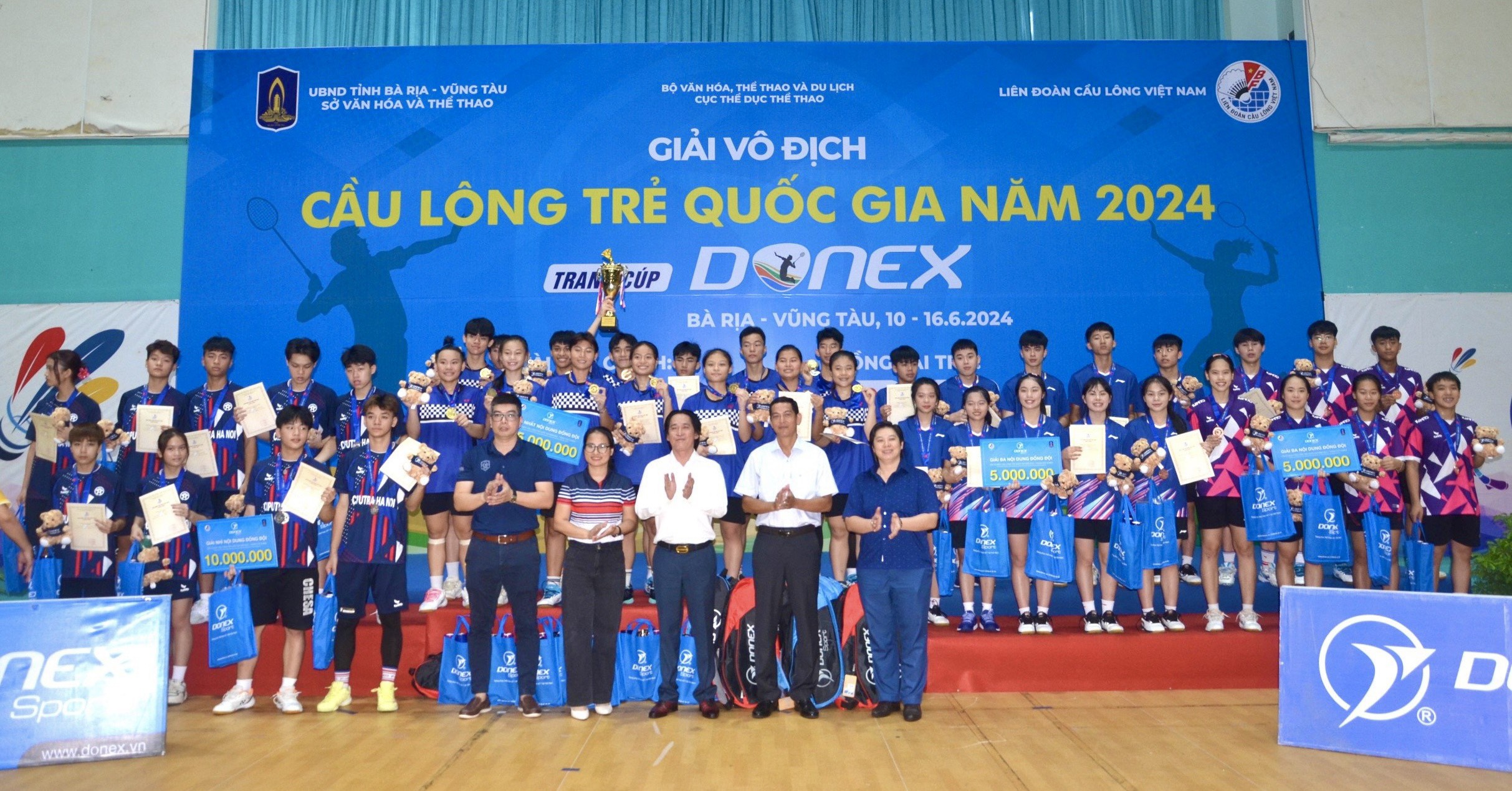Đội TP. Hồ Chí Minh xuất sắc giành chức vô địch tại giải giải vô địch cầu lông trẻ quốc gia. năm 2024.