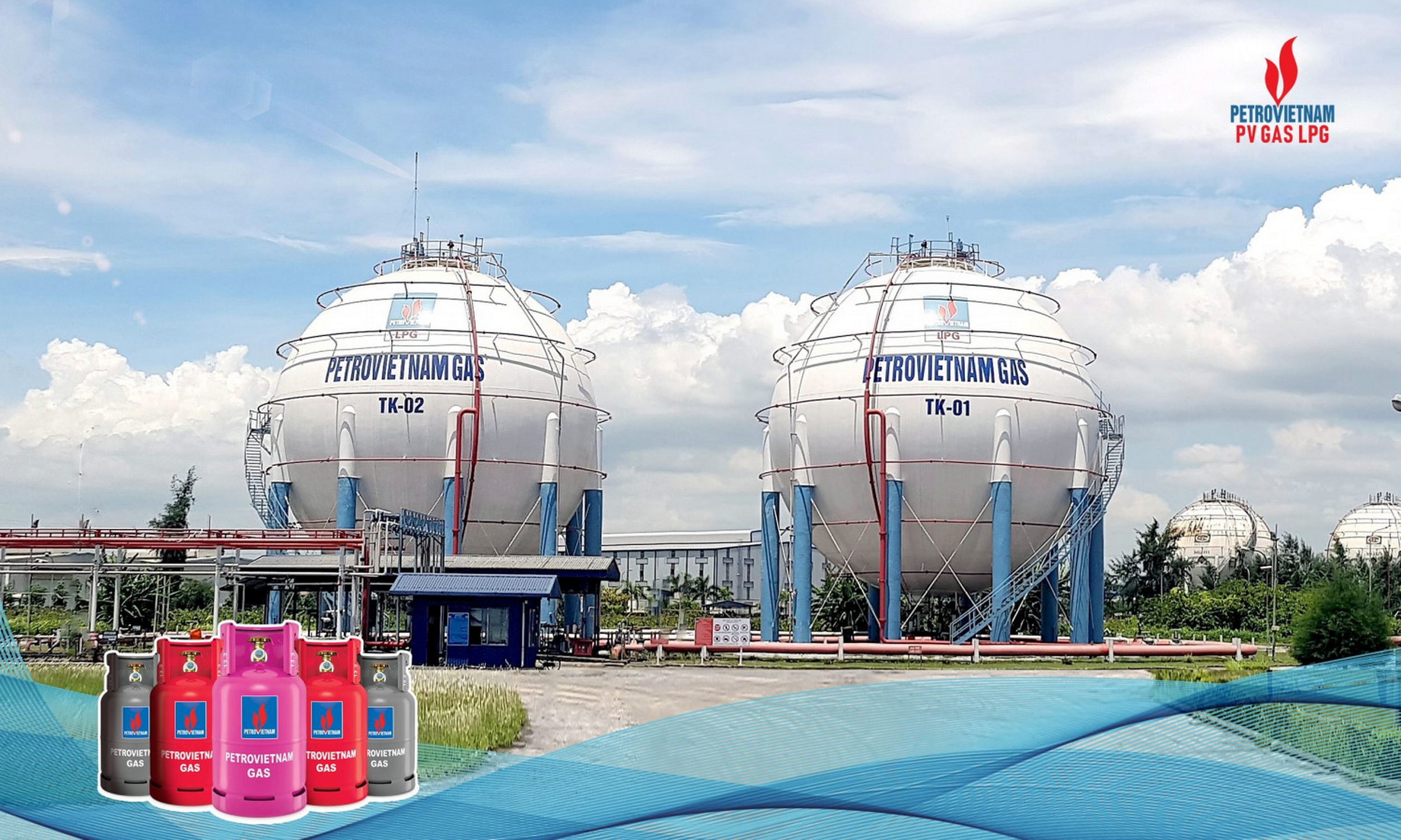 PV GAS LPG - đơn vị sản xuất và kinh doanh bình gas mang thương hiệu PETROVIETNAM GAS.