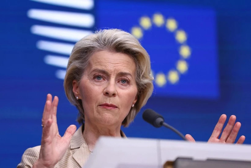 Chủ tịch Ủy ban châu Âu Ursula von der Leyen.