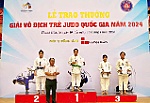 Giải vô địch trẻ Judo quốc gia 2024: Bà Rịa - Vũng Tàu giành 17 huy chương