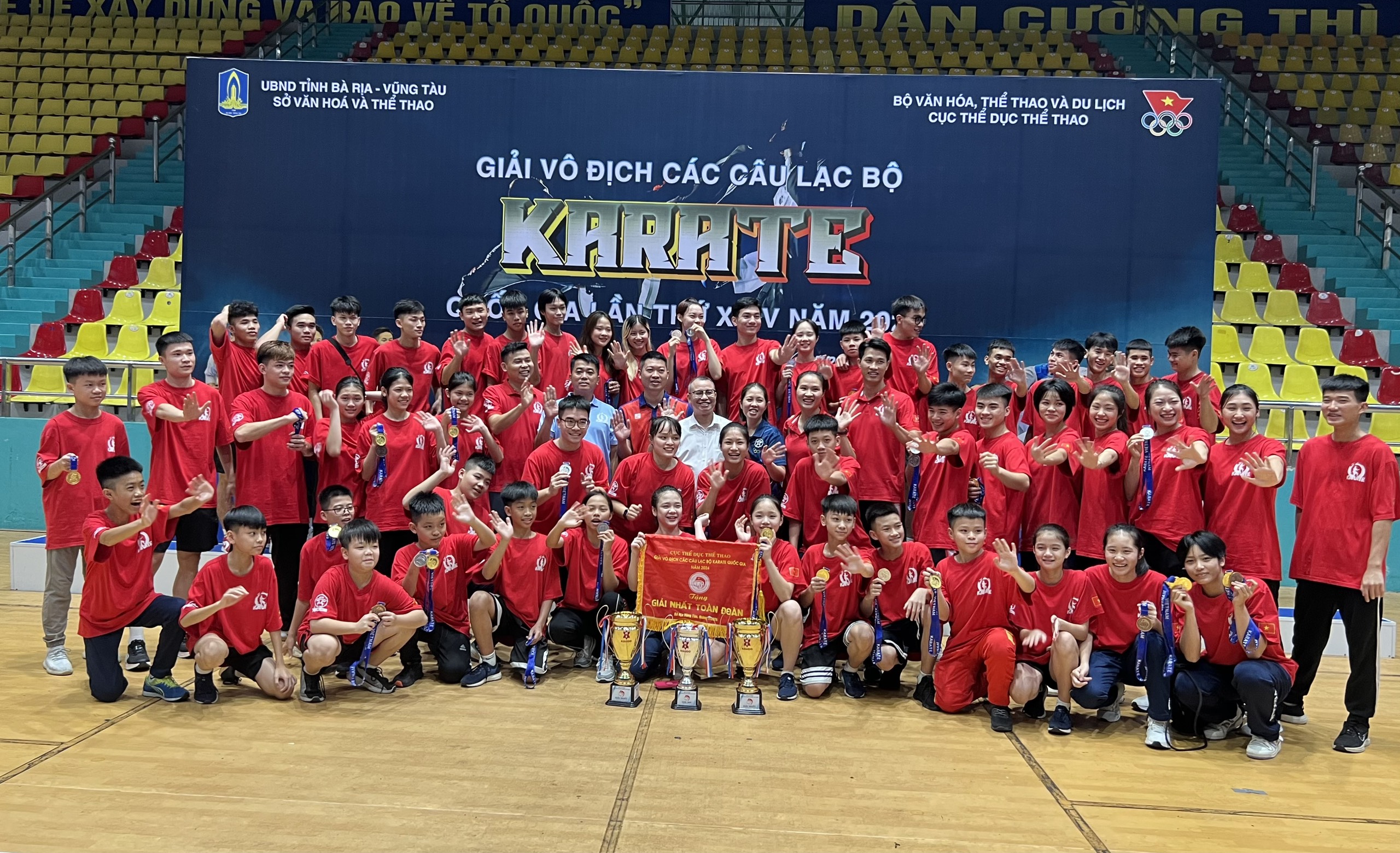 Giải vô địch các CLB karate quốc gia, Hà Nội Nhất toàn đoàn