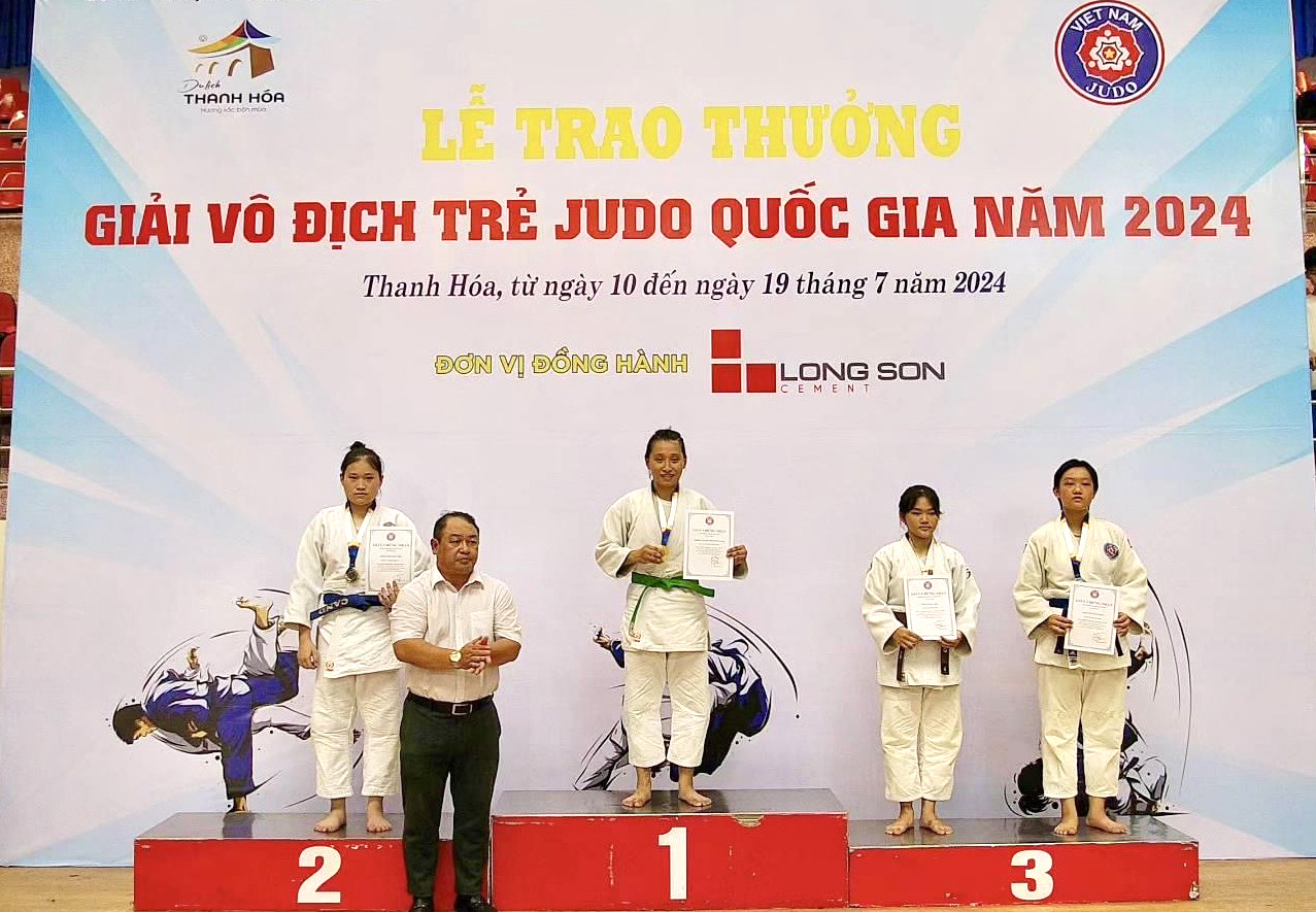 Giải vô địch trẻ Judo quốc gia 2024: Bà Rịa - Vũng Tàu giành 17 huy chương