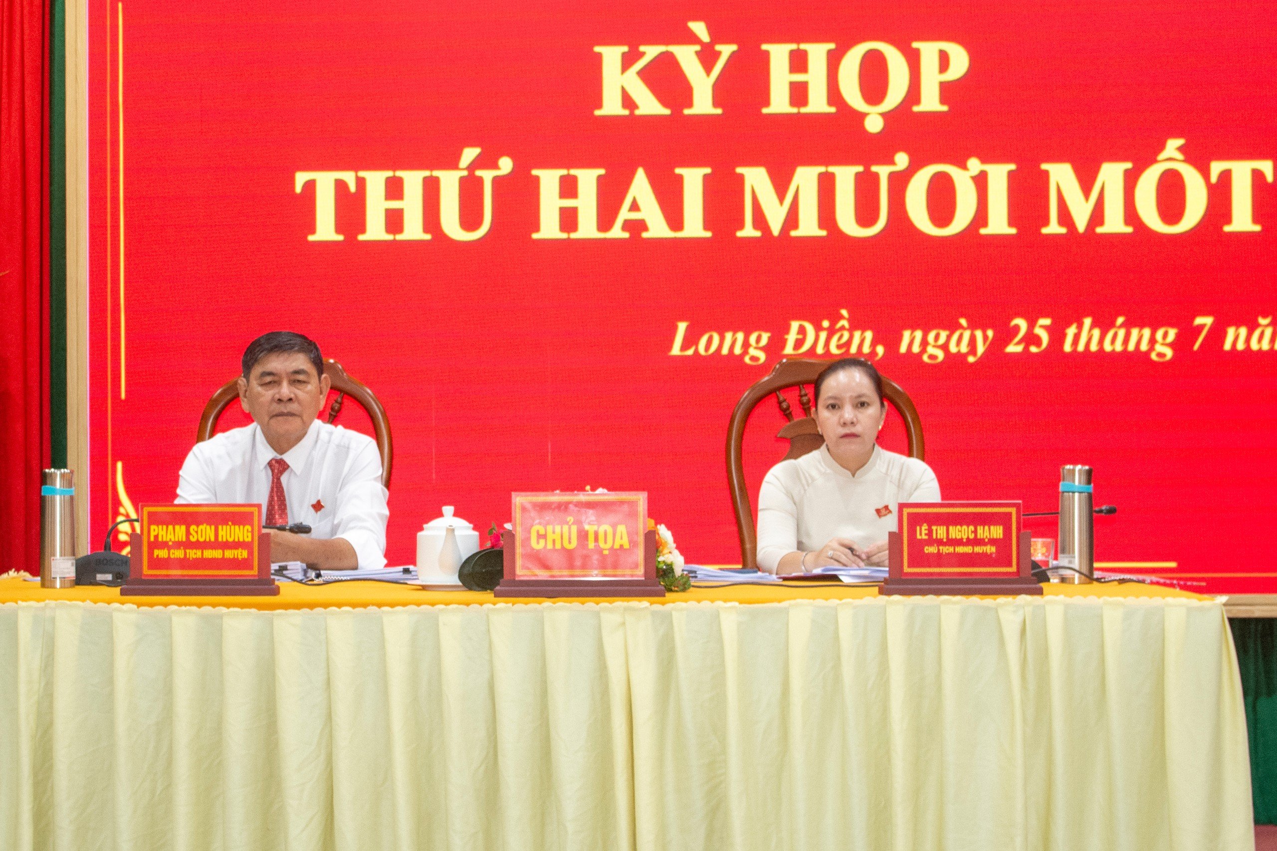 HĐND huyện Long Điền thông qua 9 nghị quyết quan trọng