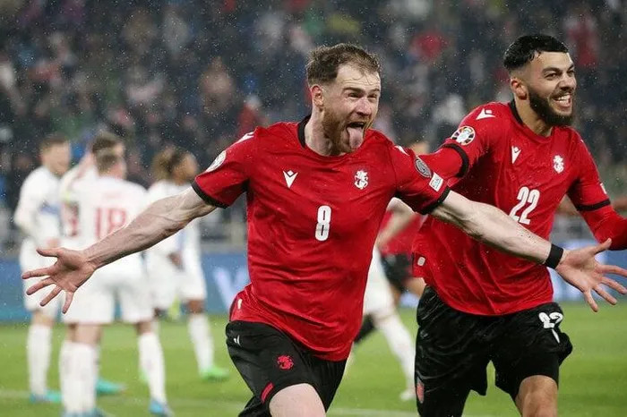 Tuyển Gruzia tạo bất ngờ lớn ở EURO 2024.