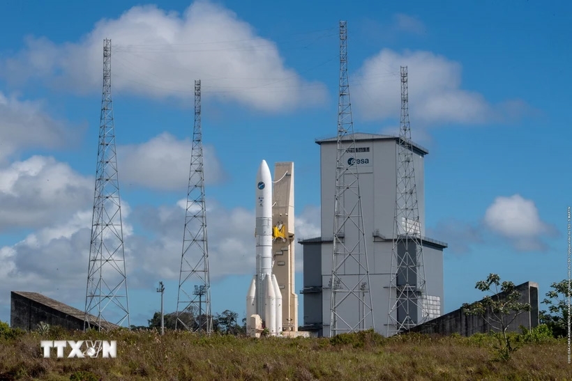 Tên lửa Ariane 6 được ESA lần đầu tiên phóng thành công sáng 10/7/2024.