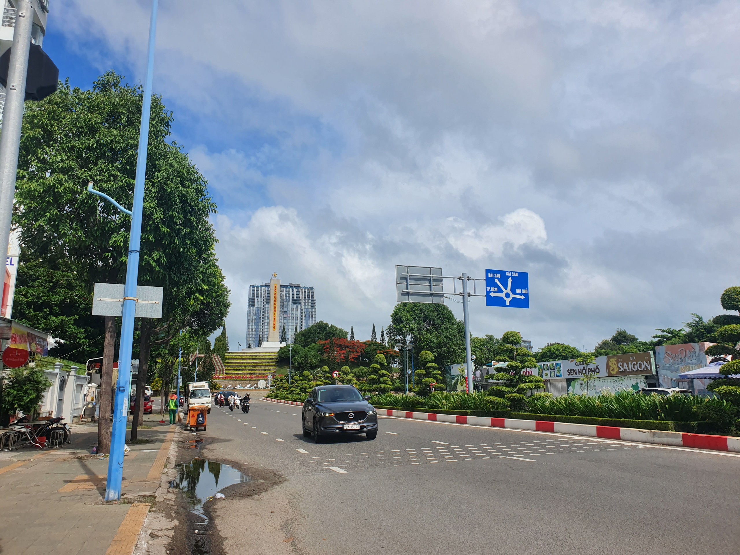 Đoạn đường Lê Hồng Phong, TP.Vũng Tàu sẽ được đầu tư hệ thống thoát nước trong thời gian tới.