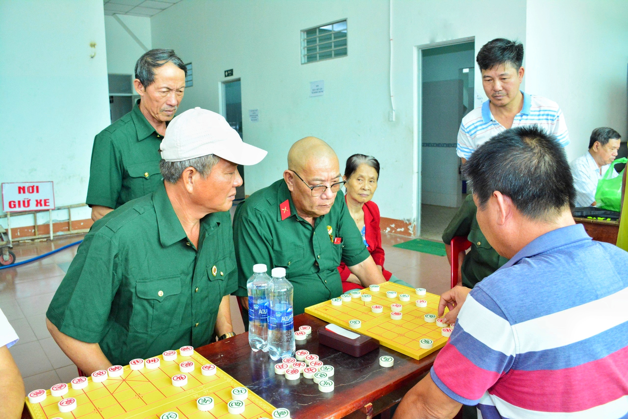 VĐV tham gia thi đấu môn Cờ tướng.